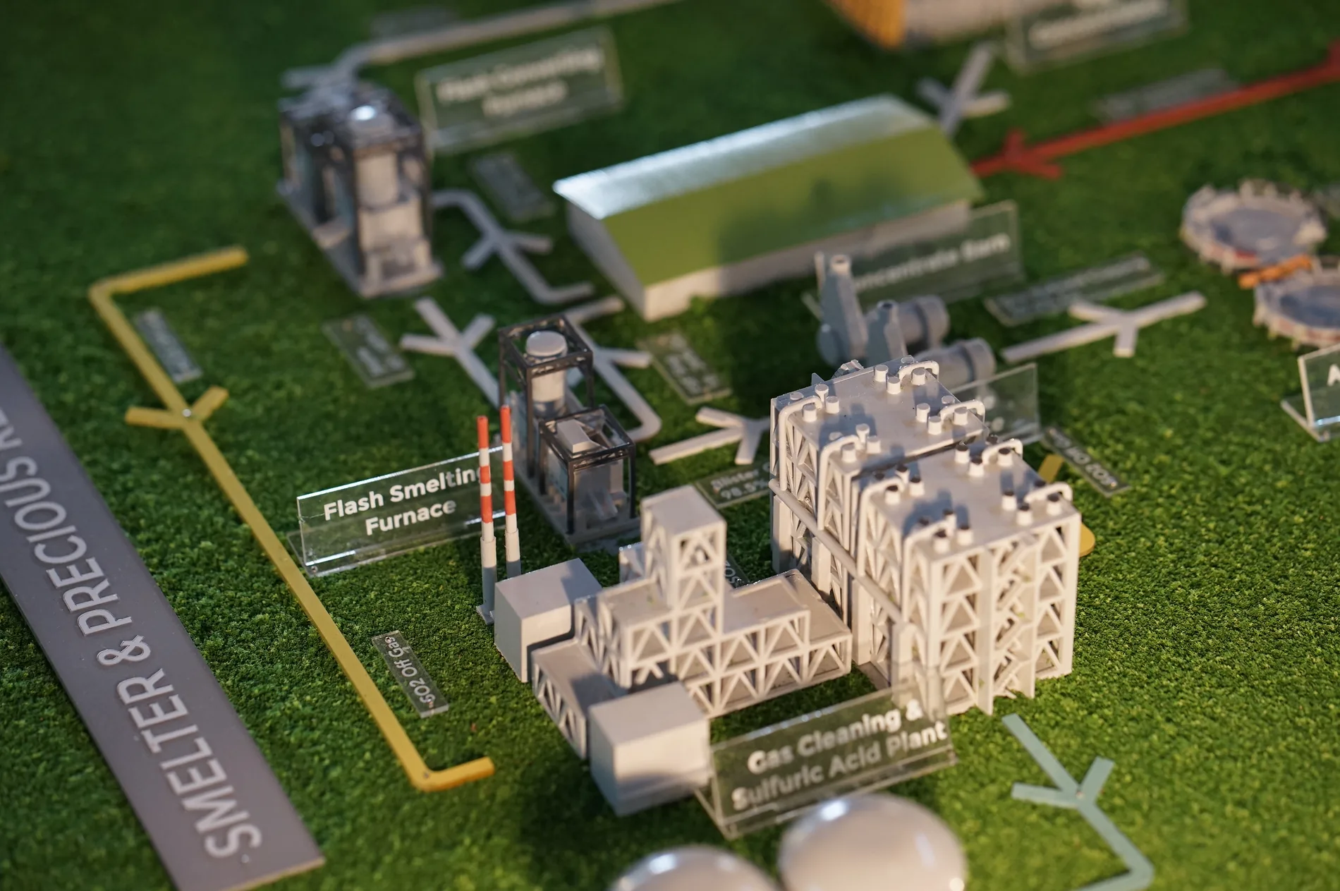 AMMAN Mineral mining process maket detail